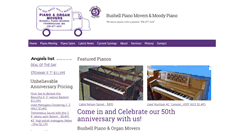 Desktop Screenshot of bushellpianomovers.com